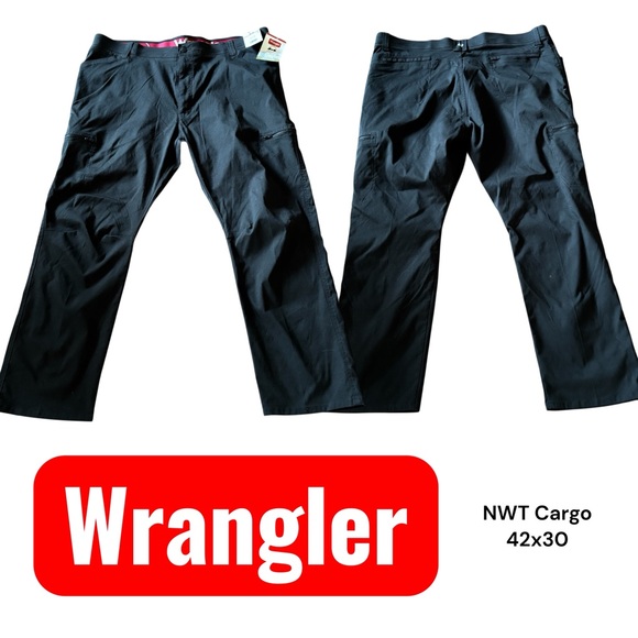 Wrangler Other - 👛 (ANY 2/$30) NWT WRANGLER Straight Fit Performance Zip Cargo Pants